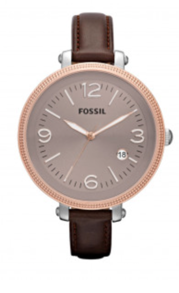 Bracelet de montre Fossil ES3132 Cuir Brun 12mm